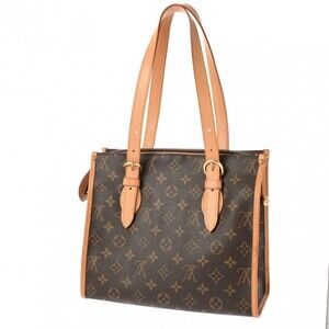 Louis Vuitton Canvas Brown Handbag Popincourt Monogram